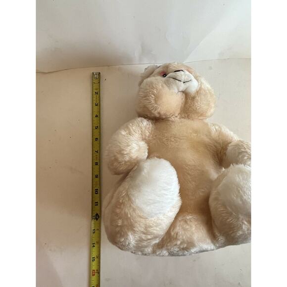 Vintage 1984 REMARKABLE BEAR Stuffed Plush Toy Tan Bear CUTE! - Picture 8 of 8